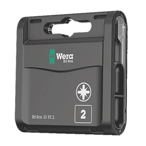 Wera WER577600 Pozidriv Bit-Box, 20 Pieces